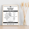 Kendrick Lamar Concert Setlist Poster Print Canvas - Any Date, Gig, Venue