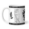 P!nk Concert Setlist Mug - Any Gig Date Venue