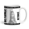 Beyonce Concert Setlist Gig Mug - Orange Vélodrome, Marseille, France - June 11th 2023