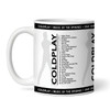 Black Male Coldplay Concert Setlist Gig Mug - Croke Park, Dublin, Ireland 2nd Sept 2024
