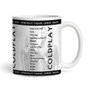 Coldplay Concert Setlist Gig Mug - Principality Stadium, Cardiff, Wales - June 6th 2023