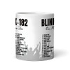 Crowd Blink-182 Concert Setlist Gig Mug - The OVO Hydro, Glasgow, Scotland 30th Aug 2024