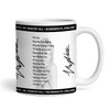 Kylie Minogue Concert Setlist Gig Mug - BIC Windsor Hall, Bournemouth, England - September 22nd 2018