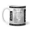 Oasis Concert Setlist Gig Mug - Echo Arena, Liverpool, England - October 8th 2008