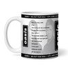 Oasis Concert Setlist Gig Mug - Murrayfield Stadium, Edinburgh, Scotland - June 17th 2009