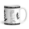 P!nk Concert Setlist Gig Mug - Anfield, Liverpool, England - June 25th 2024
