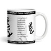 P!nk Concert Setlist Gig Mug - Principality Stadium, Cardiff, Wales - June 11th 2024