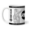 Robbie Williams Concert Setlist Gig Mug - The O2 Arena, London, England - 10th October 2022