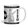 Robbie Williams Concert Setlist Gig Mug - The O2 Arena, London, England - 9th October 2022 Robbie Williams Concert Setlist Gig Mug - The O2 Arena, London, England - 9th October 2022