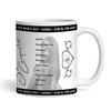 Sabrina Carpenter Concert Setlist Gig Mug - 3Arena, Dublin, Ireland - March 4th 2025