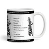 The Darkness Concert Setlist Gig Mug - 3Olympia Theatre, Dublin, Ireland - 3rd December 2023