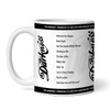 The Darkness Concert Setlist Gig Mug - Barrowland, Glasgow, Scotland - 11th December 2023