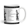 The Darkness Concert Setlist Gig Mug - Nick Rayns LCR, UEA, Norwich, England - 8th December 2023