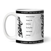 The Darkness Concert Setlist Gig Mug - The OVO Hydro, Glasgow, Scotland - 30th January 2023