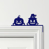 Door Topper 2 Halloween Decor Pumpkins Various Colours Decorative Sign
