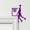 Door Topper Basketball Player Scoring Various Colours Decorative Sign