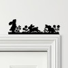 Door Topper Easter Decor Bunnies & Flowers Various Colours Frame Decor Sign