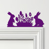 Door Topper Easter Decor Tulips Bunnies Various Colours Decorative Sign