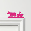Door Topper Farm Animals Kids Room Decor Various Colours Decorative Sign