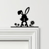 Door Topper Floral Easter Decor Bunnies Various Colours Decorative Sign