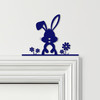 Door Topper Floral Easter Decor Bunnies Various Colours Decorative Sign
