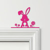 Door Topper Floral Easter Decor Bunnies Various Colours Decorative Sign