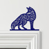 Door Topper Floral Fox Various Colours Top Of Door Frame Decorative Sign