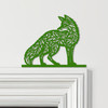 Door Topper Floral Fox Various Colours Top Of Door Frame Decorative Sign