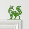 Door Topper Floral Pattern Fox Various Colours Top Of Door Frame Decorative Sign