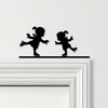 Door Topper Girls Ice Skating Various Colours Top Of Door Frame Decorative Sign