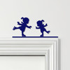 Door Topper Girls Ice Skating Various Colours Top Of Door Frame Decorative Sign