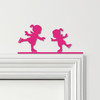 Door Topper Girls Ice Skating Various Colours Top Of Door Frame Decorative Sign