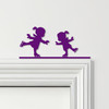 Door Topper Girls Ice Skating Various Colours Top Of Door Frame Decorative Sign