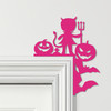 Door Topper Halloween Decor Devil Various Colours Top Of Door Frame Decor Sign