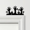 Door Topper Halloween Decor Hands Various Colours Top Of Door Frame Decor Sign