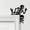 Door Topper Halloween Decor Skeletons Various Colours Decorative Sign