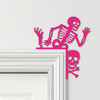 Door Topper Halloween Decor Skeletons Various Colours Decorative Sign