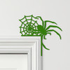 Door Topper Halloween Decor Spider Web Various Colours Decorative Sign