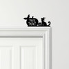 Door Topper Halloween Decor Trick Or Treat Cat Various Colours Decorative Sign