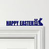 Door Topper Happy Easter Decor Bunny Rabbit Various Colours Frame Decor Sign