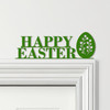 Door Topper Happy Easter Decor Floral Egg Various Colours Decorative Sign