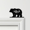 Door Topper Bear Christmas Decor Trees Various Colours Decorative Sign