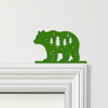 Door Topper Bear Christmas Decor Trees Various Colours Decorative Sign
