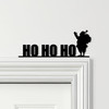 Door Topper Ho Ho Ho Santa Claus Christmas Decor Various Colours Decorative Sign