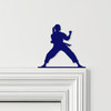 Door Topper Karate Fighter Woman Various Colours Top Of Door Frame Decor Sign