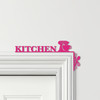 Door Topper Kitchen Decor Cake Mixer & Tools Various Colours Frame Decor Sign