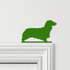 Door Topper Long-Haired Dachshund Dog Various Colours Decorative Sign
