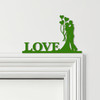 Door Topper Love Lettering Romantic Couple Various Colours Frame Decor Sign