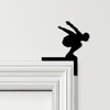 Door Topper Man Jumping Athletics Various Colours Top Of Door Frame Decor Sign