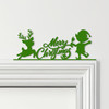 Door Topper Merry Christmas Decor Elf Reindeer Various Colours Decorative Sign